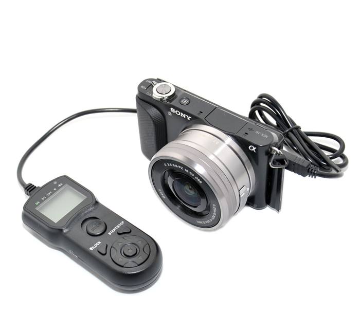  JJC TM-F2 Multifunktionell timer-fjärrkontroll för Sony