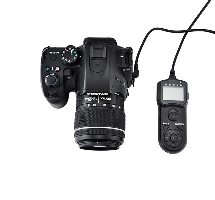  JJC TM-PK1 Multifunktionell timer-fjärrkontroll för Pentax & Fujifilm CS-310