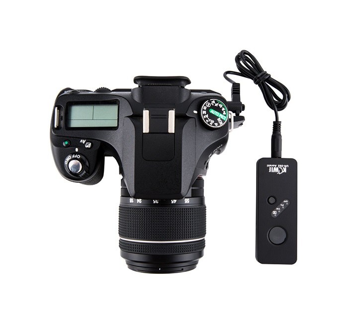  Kiwifotos 2 i 1: IR-Fjärr & Trådutlösare UR-262P för Pentax CS-205/ O-RC1