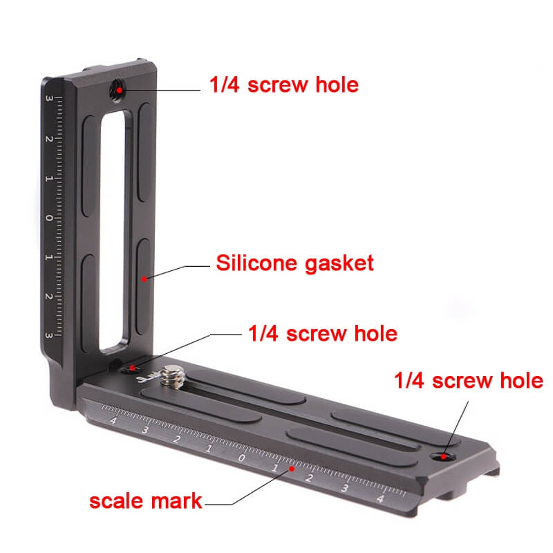  L-Bracket Universal modell för spegellös systemkamera & DJI Ronin gimbal