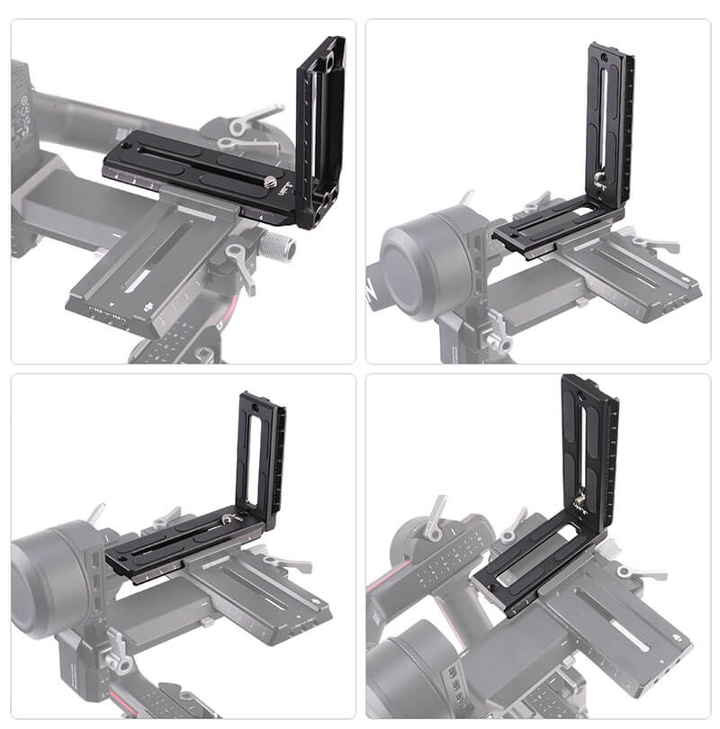  L-Bracket Universal modell för spegellös systemkamera & DJI Ronin gimbal