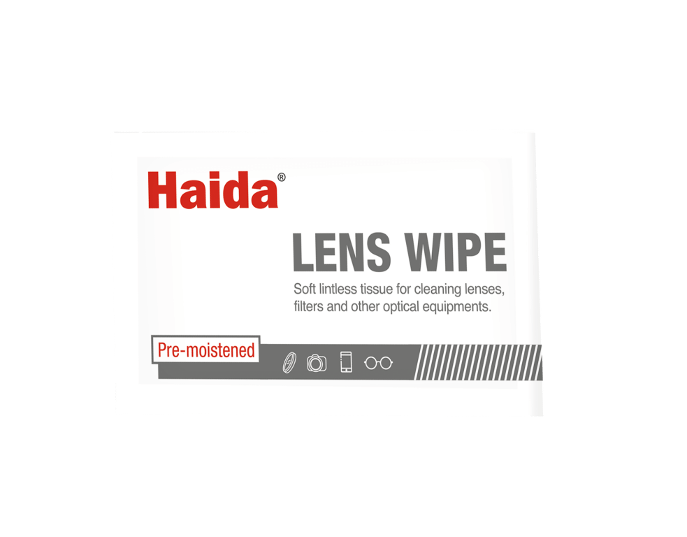  Haida 20 stycken förfuktade Rengöringsservetter för rengöring av optik, mobil