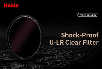  Haida NanoPro Shock-Proof U-LR Clear Filter – 99,9 % ljusöverföring