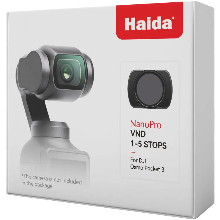 Haida VND-suodatin 1–5 aukkoa DJI Osmo Pocket 3/4 -kameroille Kamda – nopea toimitus ja turvallinen verkkokauppa