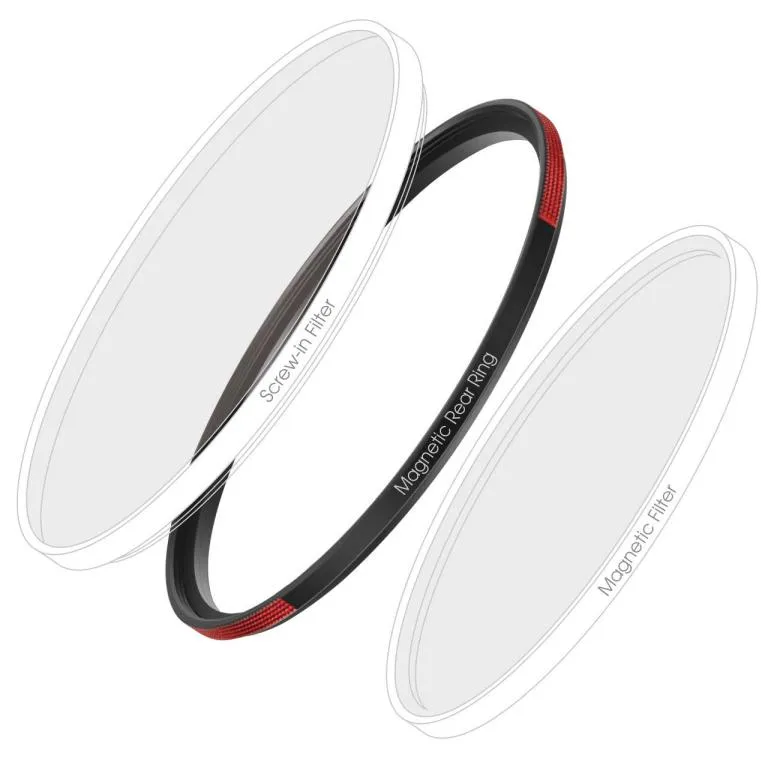  Haida magneettinen takapuolen adapterirengas – tekee suotimista magneettisia