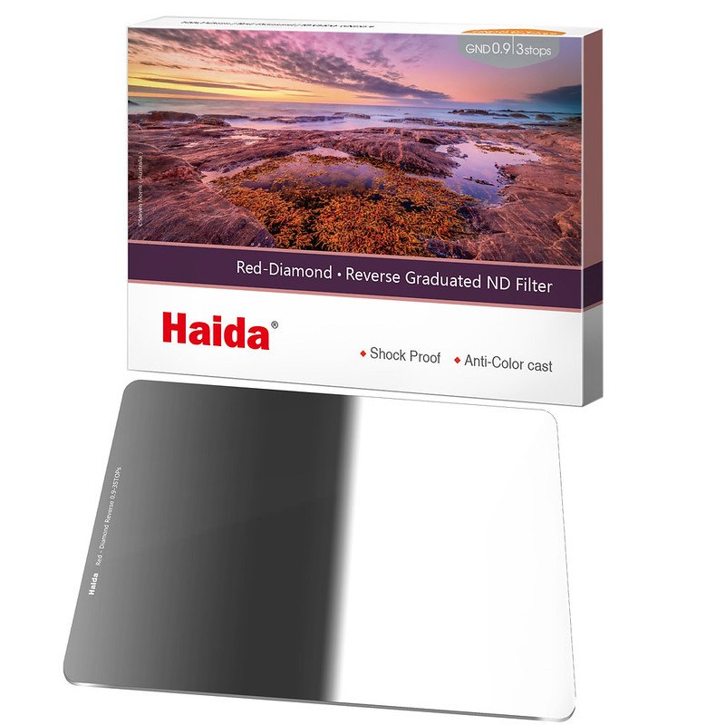  Haida Red Diamond käänteinen pehmeä GND-suodatin NanoPro 100×150 mm