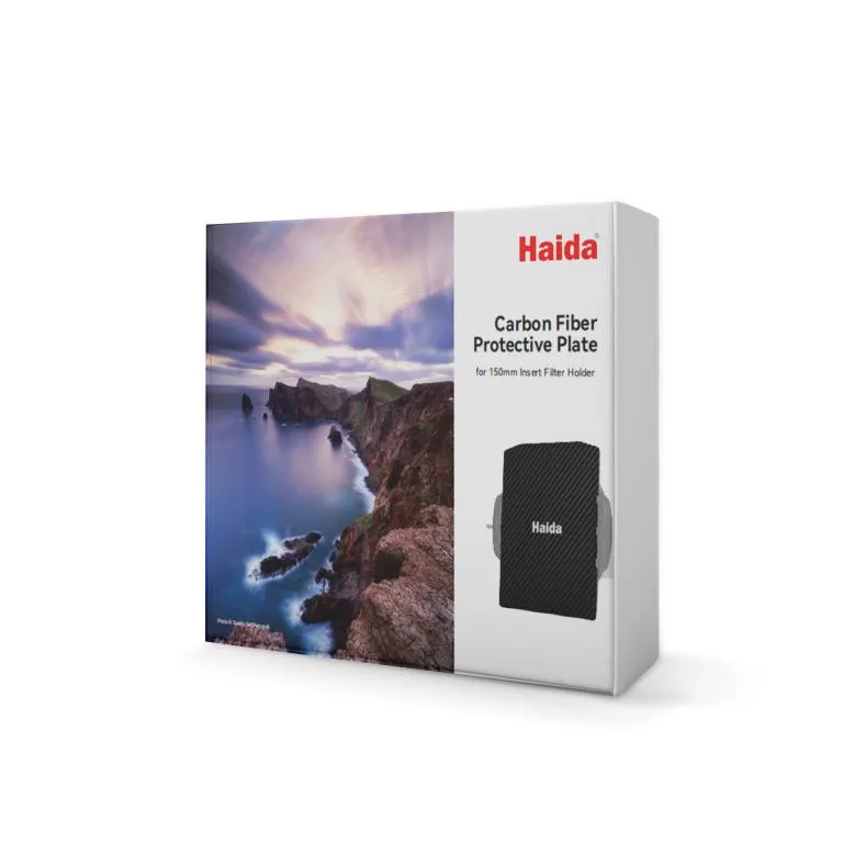  Haida suojalevy hiilikuidusta 150 mm suodatinpidikkeelle