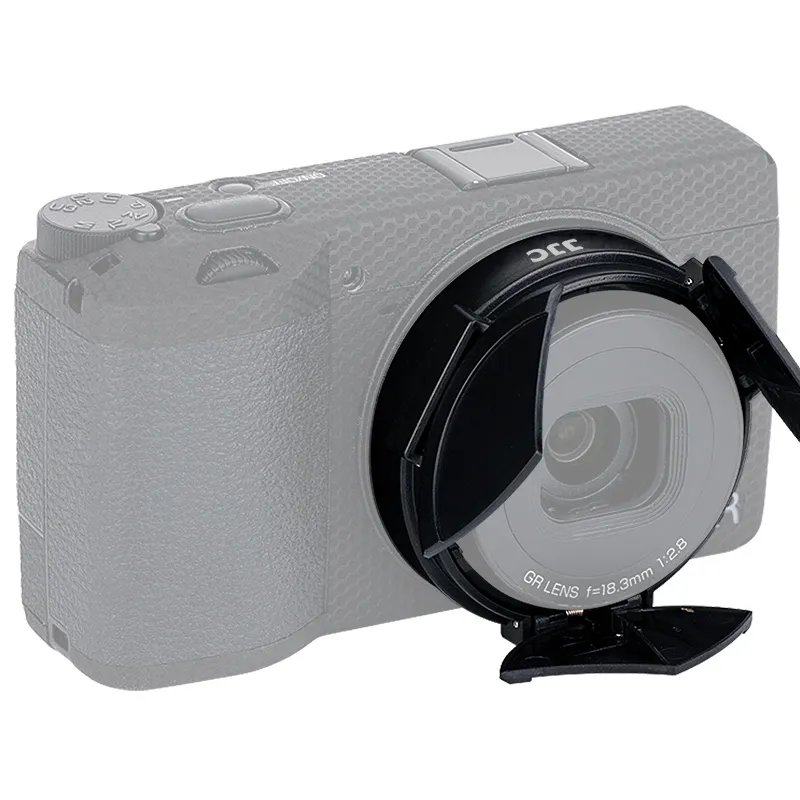  JJC Automatiskt främre objektivlock för Ricoh GR IV