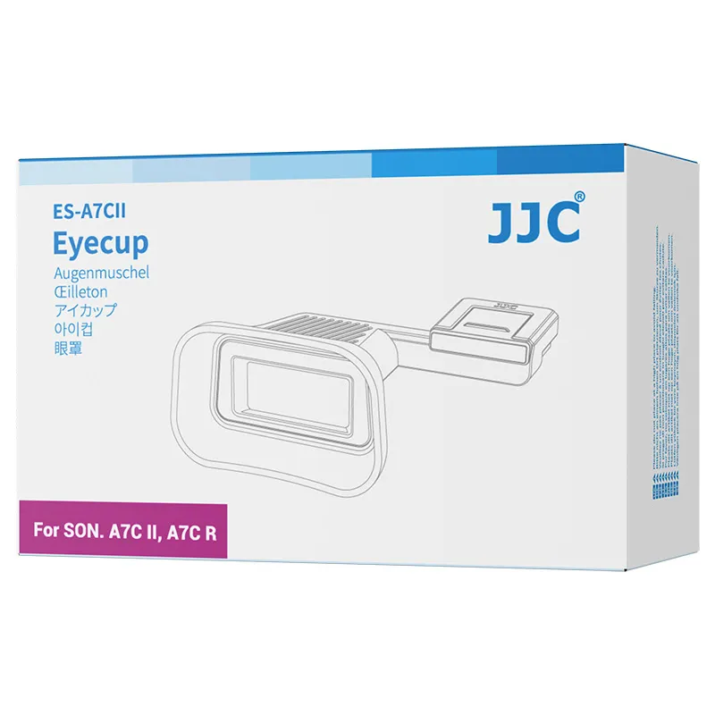 JJC Ögonmussla lång modell för Sony A7C II och A7CR
