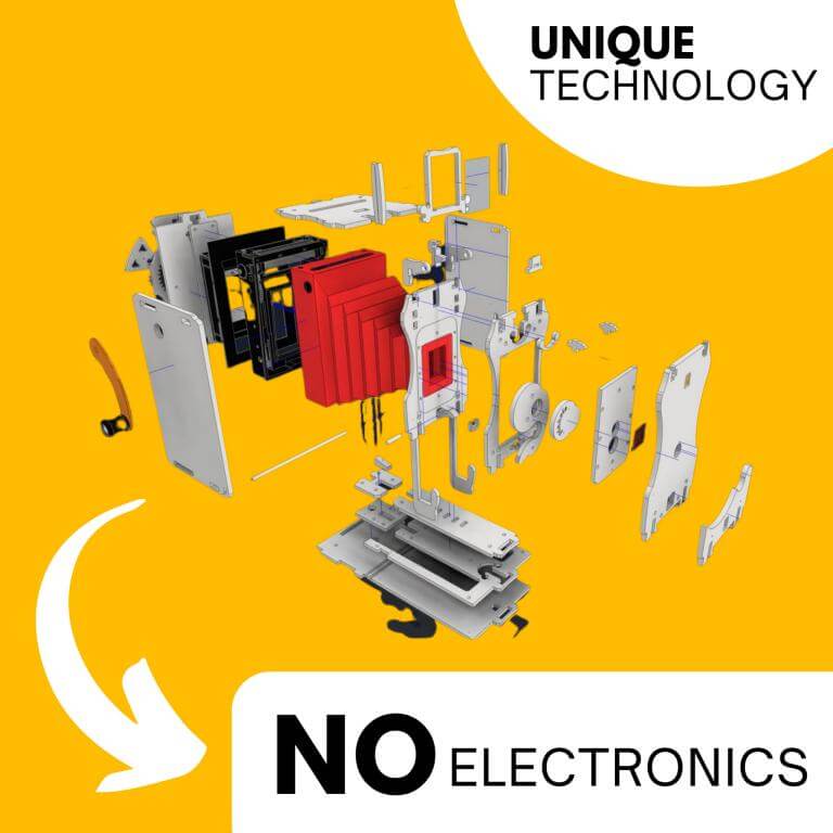  JollyLook DIY-kit för Instax Mini film – Bygg Din Egen Pinhole-kamera!