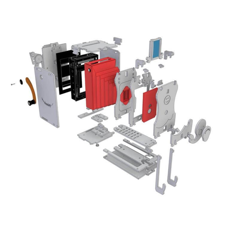  JollyLook DIY-kit för Instax Mini film – Bygg Din Egen Pinhole-kamera!