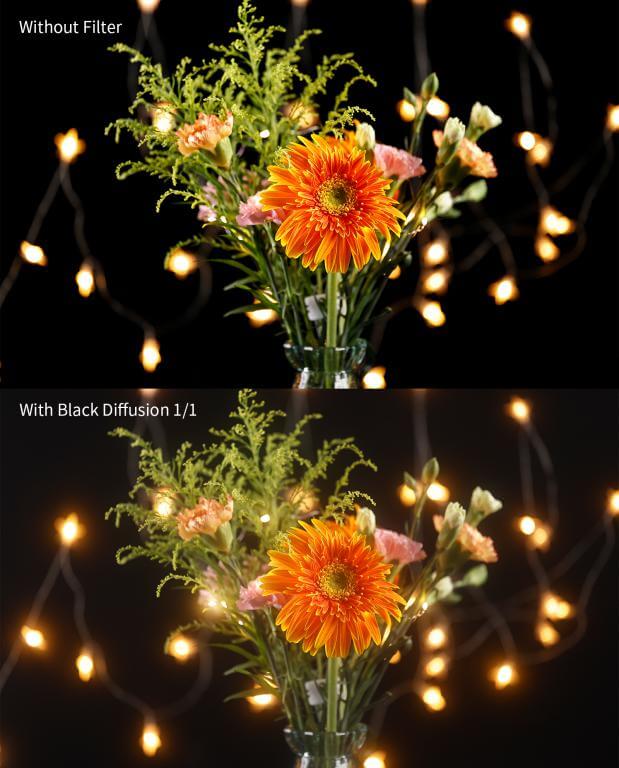  K&F Concept Black Diffusion 1/1 -suodatin Nano-X