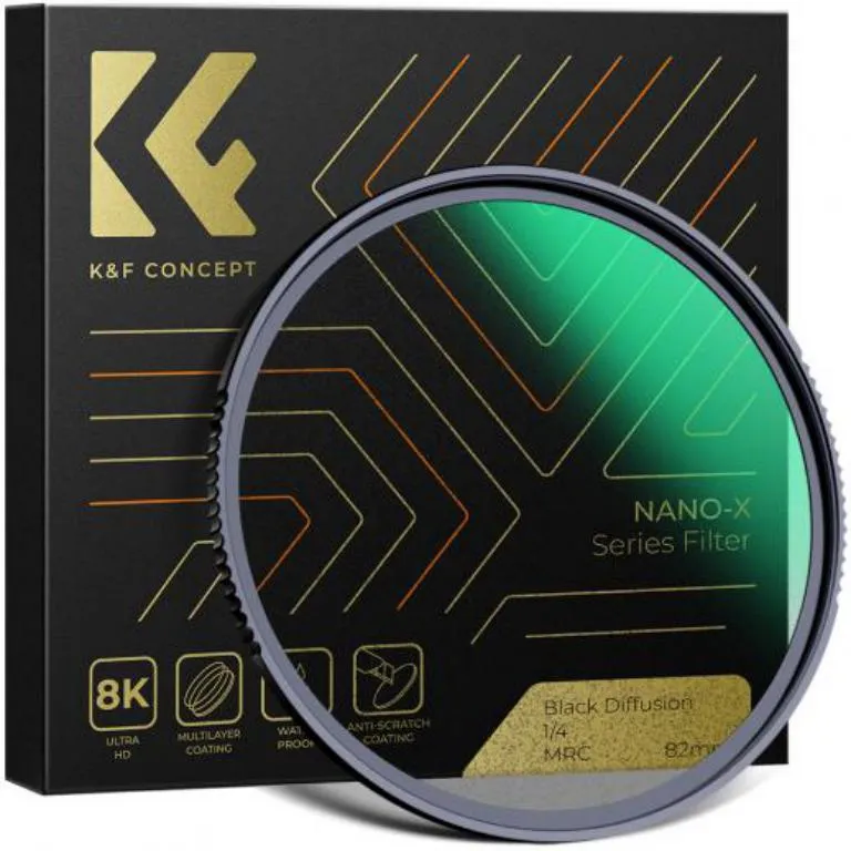  K&F Concept Black Mist 1/4 -suodatin Nano-X