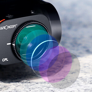  K&F Concept 6-in-1 suodatinsarja DJI Mavic Mini 1/2: ND8–ND64, CPL & UV