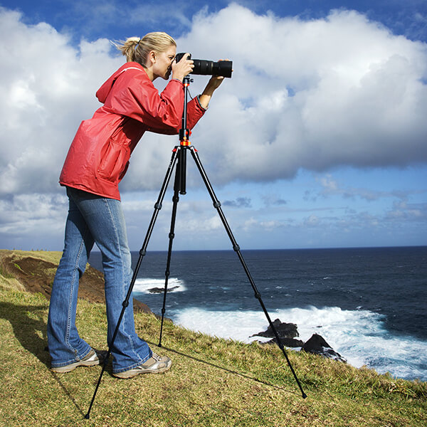  Returex K&F Concept Kamerastativ med kulled & fällbar mittpelare 185cm