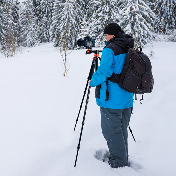  Returex K&F Concept Kamerastativ med kulled & fällbar mittpelare 185cm