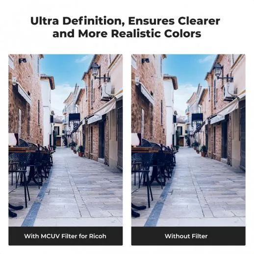  K&F Concept MCUV-suodatin Ricoh GR-sarjalle