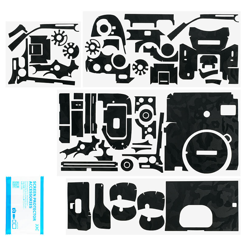  JJC Skin för Sony A1- Svart kamoflage