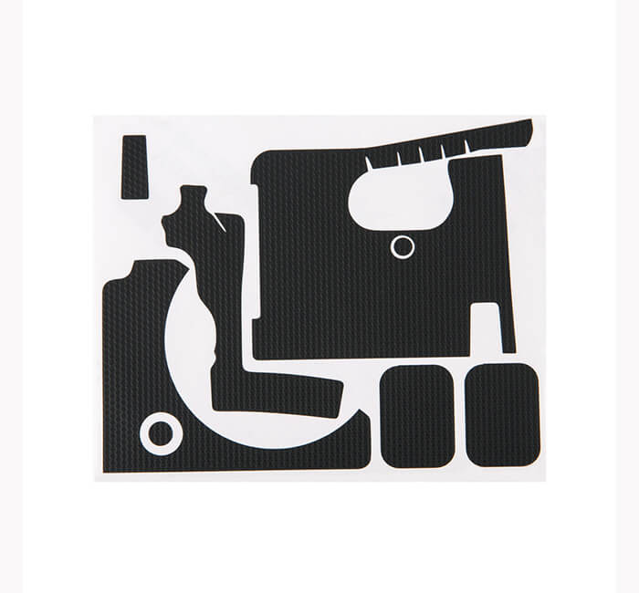  Kiwifotos Skin för Canon EOS R6 - Svart kamoflage