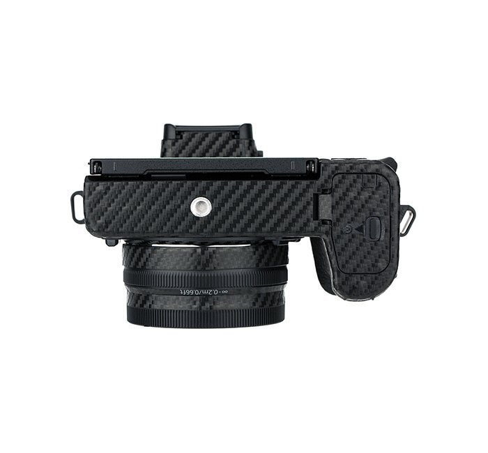  Kiwifotos Skin för Nikon Z50 + 16-50mm objektiv - Svart kolfiberfilm
