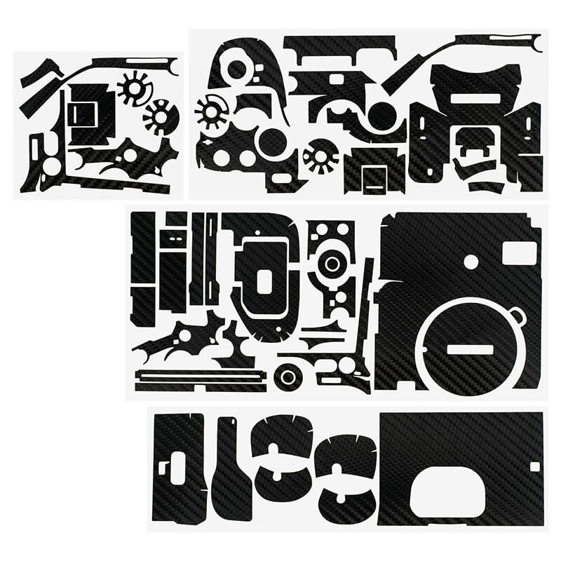  Kiwifotos Skin för Sony A1 - Svart kolfiber