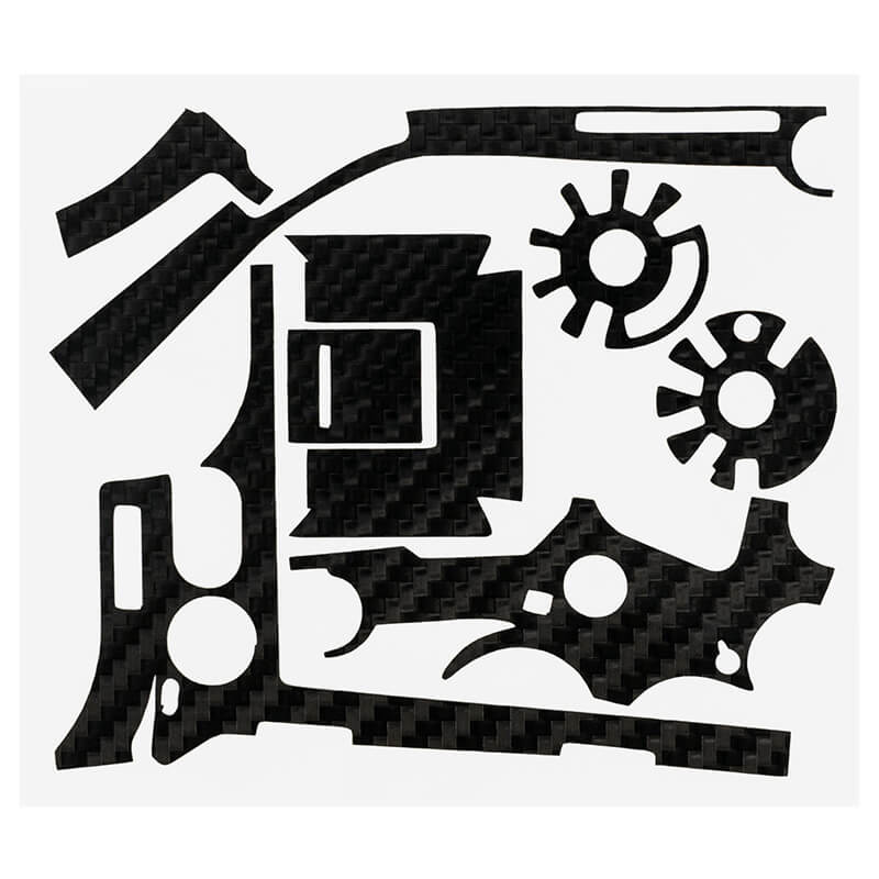  Kiwifotos Skin för Sony A1 - Svart kolfiber