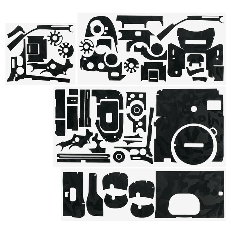  Kiwifotos Skin för Sony A1- Svart kamoflage