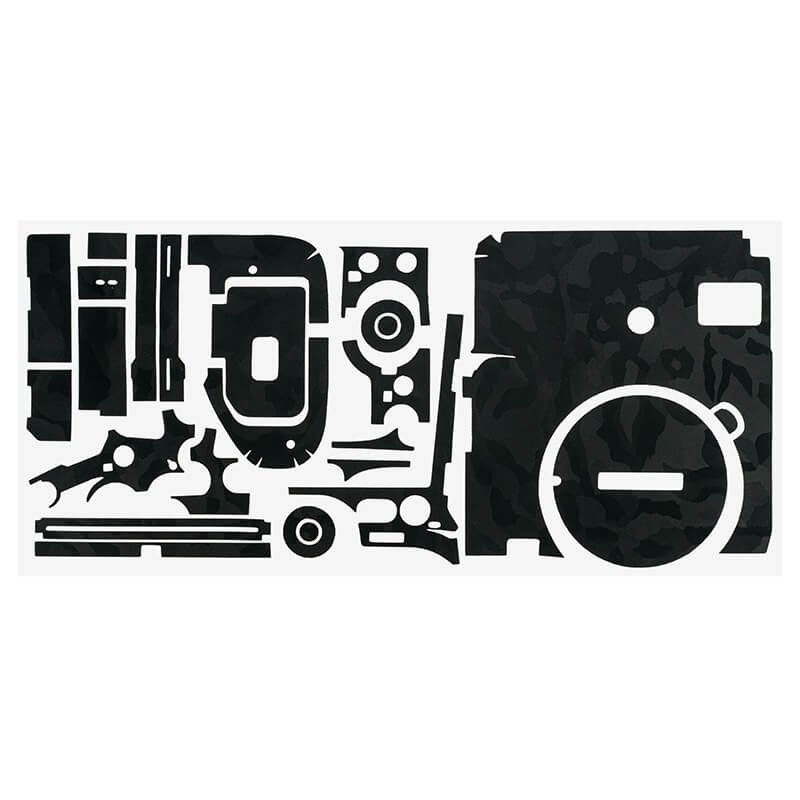  Kiwifotos Skin för Sony A1- Svart kamoflage