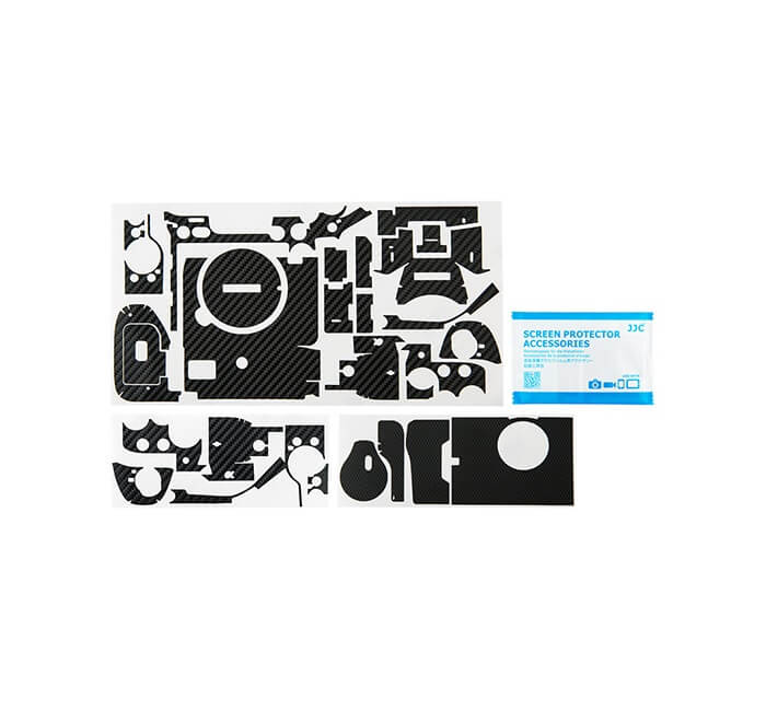  Kiwifotos Skin för Sony a7R IV - Svart kolfiberfilm