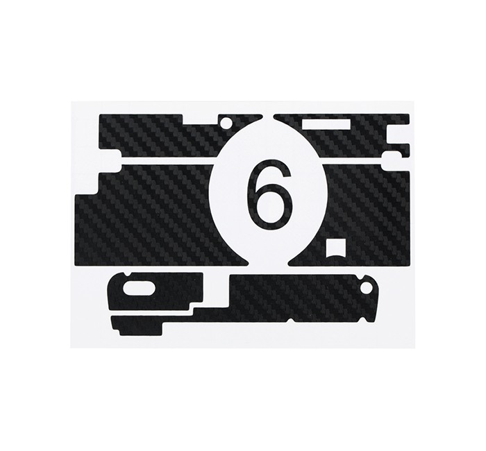  JJC Skin för Sony RX100 VI - Svart kolfiberfilm