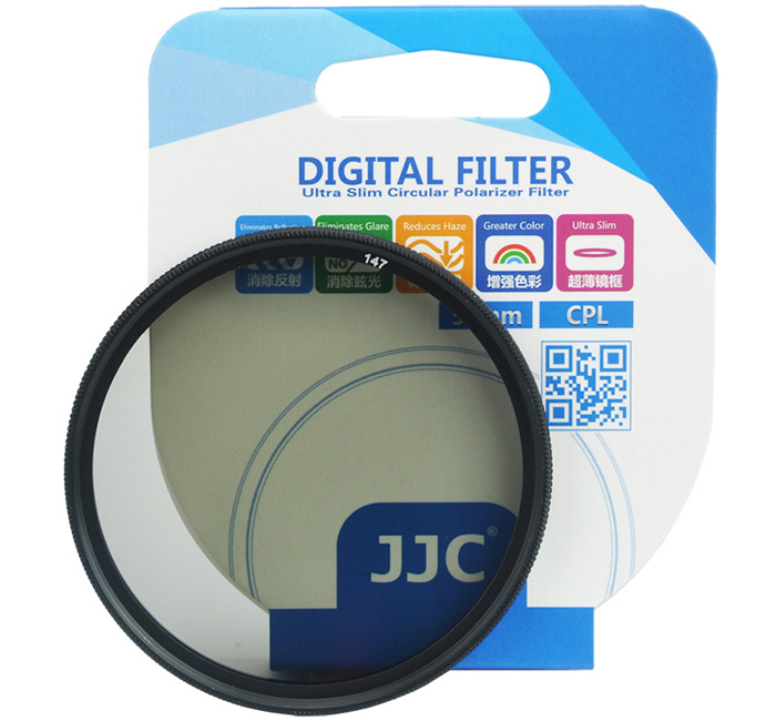  JJC Ultra Slim CPL-filter – Klarare färger och reducerade reflexer