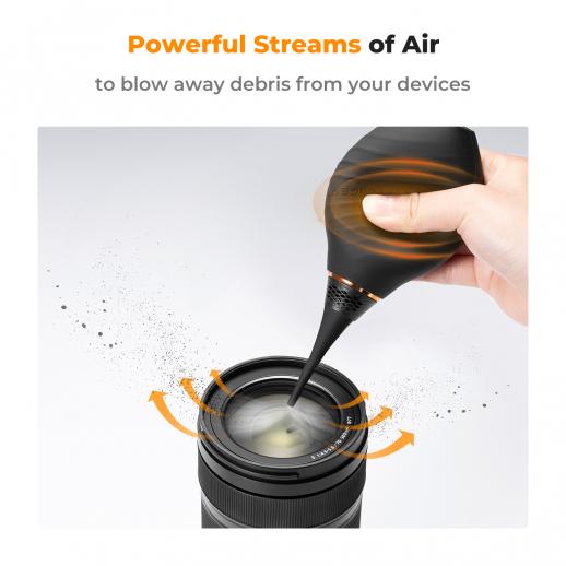  K&F Concept Dammblåsare för optik med extra lång munstycke