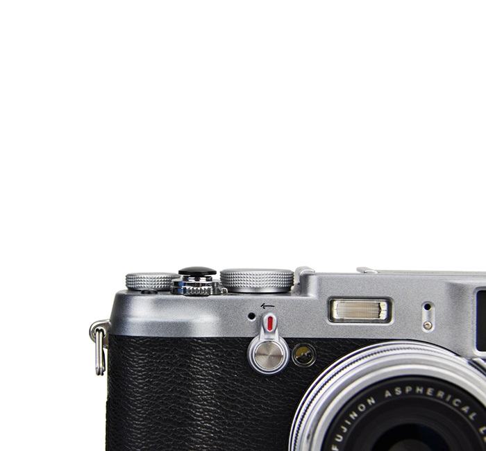  JJC mjuk avtrycksknapp svart – konvex Soft Release Button