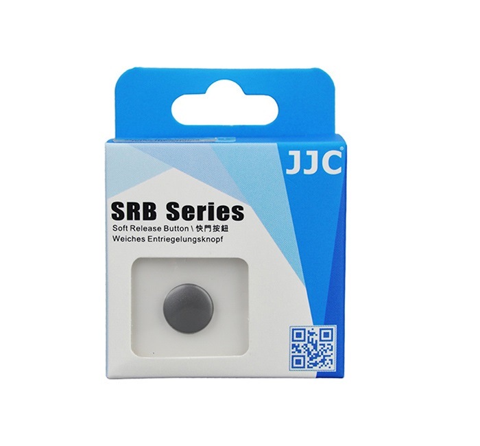  JJC mjuk avtrycksknapp grå – konvex Soft Release Button