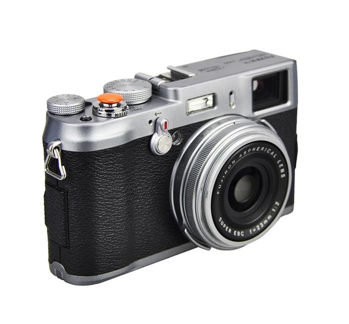  JJC mjuk avtrycksknapp orange – konvex Soft Release Button