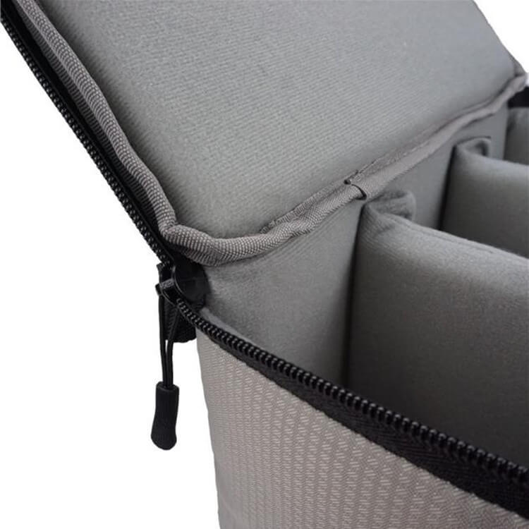  Kameralaukun sisäosa kahvalla järjestelmäkameralle 26×15×14 cm – Vaaleanharmaa Kamda – nopea toimitus ja turvallinen verkkokauppa
