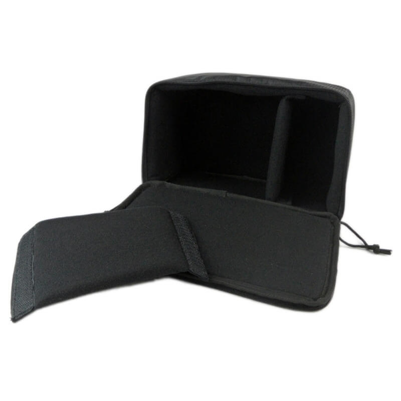  Kamerasisäosa kahvalla 26×5×14 cm – siirrettävät väliseinät musta