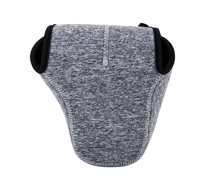  JJC OC-F2 tummanharmaa kameralaukku peilittömälle järjestelmäkameralle