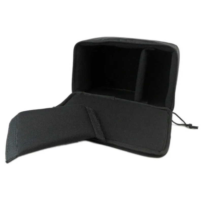  Kamerainsats med handtag 26x5x14 cm – flyttbara avdelare mörkgrå