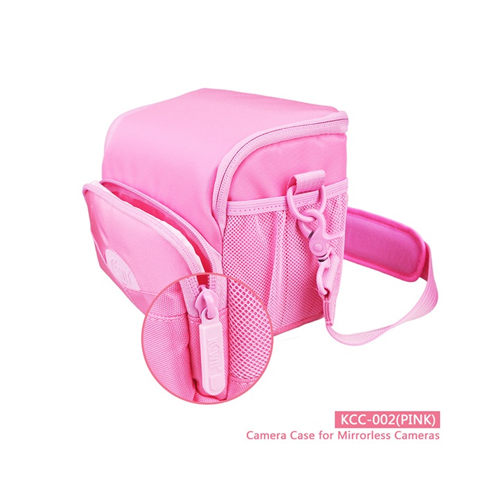  Kiwifotos KCC-002 kameraväska ljusrosa