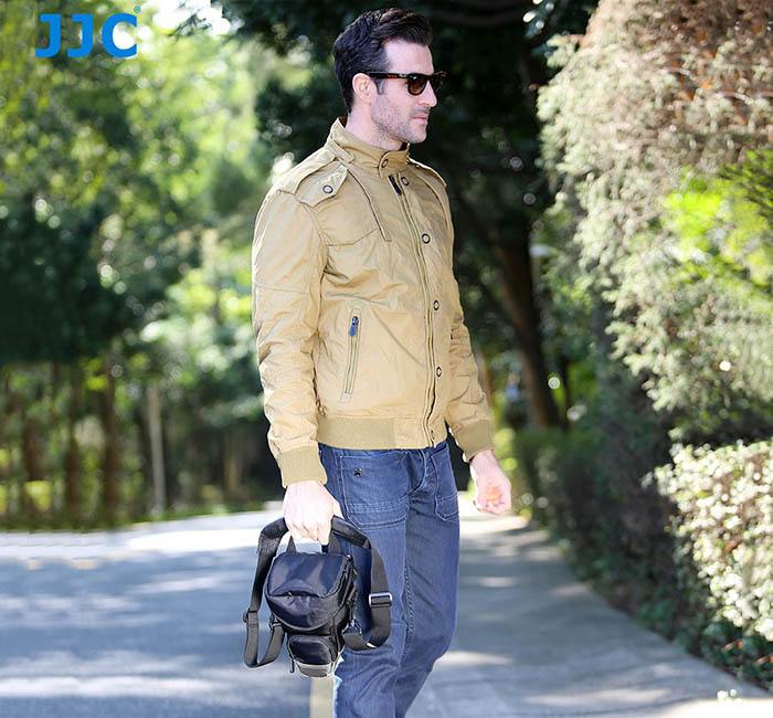  ONE kameraväska tålig modell - Svart/grön