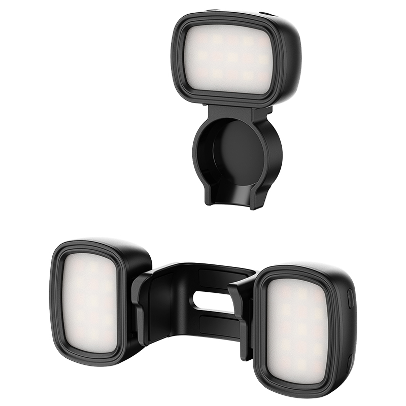  JJC 3st Mini LED-lampor och hållare för DJI Osmo Pocket 3 Kamda – nopea toimitus ja turvallinen verkkokauppa