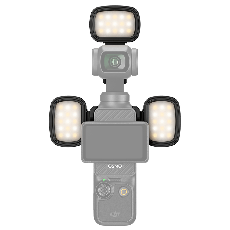 JJC 3st Mini LED-lampor och hållare för DJI Osmo Pocket 3 Kamda – nopea toimitus ja turvallinen verkkokauppa