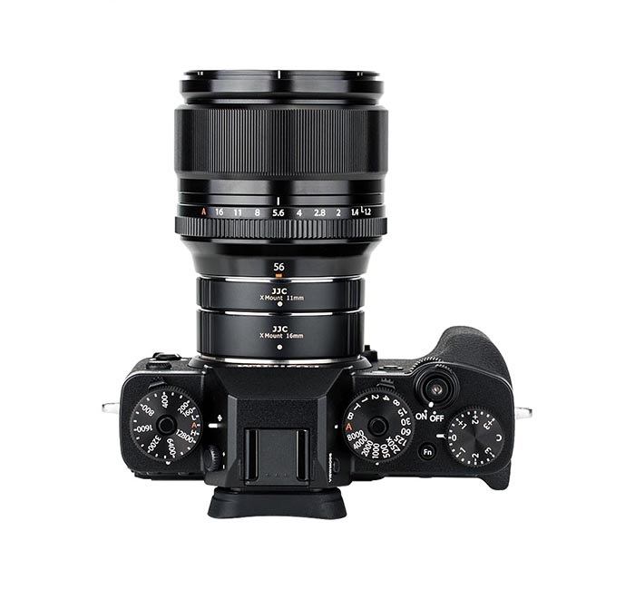  JJC Mellanringar 11mm 16mm elektronisk för Fujifilm FX AET-FXS(II)