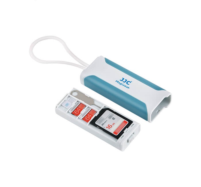  JJC Kortläsare USB 3.0 & minneskortsfodral