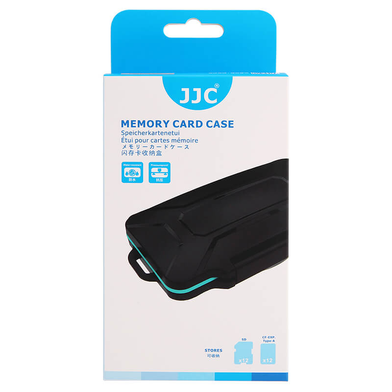  JJC Minneskortsfodral för 12xSD eller 12xCF-EXP Type-A
