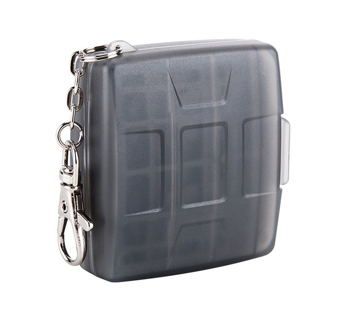  JJC Robust ask för minneskort 4xNS & 4xMSD