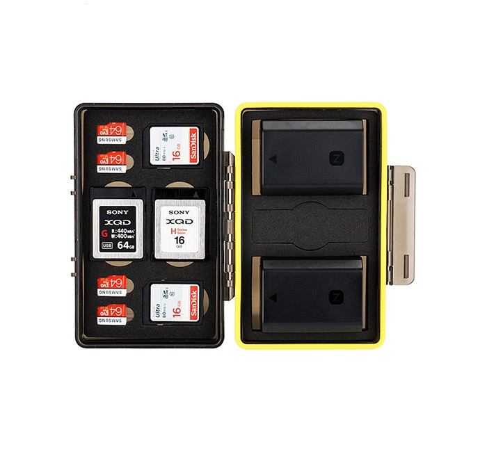  JJC Minneskortsfodral för 2xkamerbatterier 2xSD + 4xMSD + 2xXQD