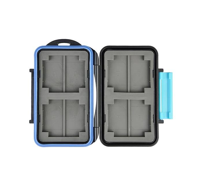  JJC Minneskortsfodral för 4xCF + 8xSD