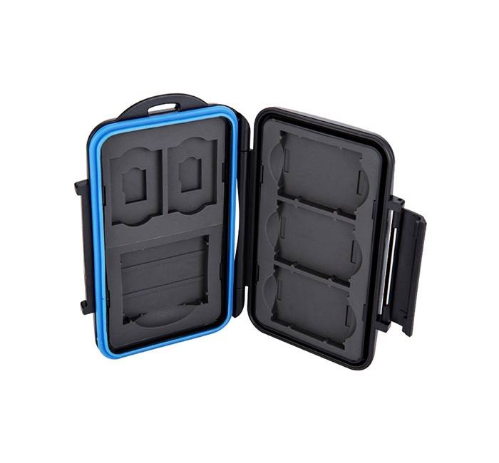  JJC Minneskortsfodral för 1xCF + 2xSD + 3xXQD + 2xMSD